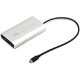 OWC Adapter Thunderbolt 3 > Dual HDMI 4K silber/schwarz, 26cm, mit DisplayLink