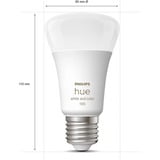 Philips HUE White & Color Ambiance Starter-Set: E27 Smarte Lampe A60 Doppelpack, LED-Lampe 