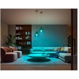 Philips HUE White & Color Ambiance Starter-Set: E27 Smarte Lampe A60 Doppelpack, LED-Lampe 