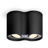 Philips Hue White Ambiance Pillar Doppelspot, LED-Leuchte schwarz, inkl. Dimmschalter