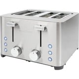 ProfiCook Toaster PC-TA 1252 edelstahl, 1.500 Watt, für 4 Scheiben Toast