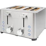 ProfiCook Toaster PC-TA 1252 edelstahl, 1.500 Watt, für 4 Scheiben Toast