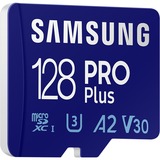 SAMSUNG PRO Plus 128 GB SDXC (2023), Speicherkarte UHS-I U3, Class 10, V30, inkl. USB-Adapter