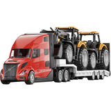 SIKU SUPER Volvo Lkw mit JCB Traktoren, Modellfahrzeug 