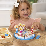 Spin Master Melissa & Doug - Holz Geburtstagskuchen, Spielküche 