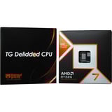Thermal Grizzly Delidded AMD Ryzen™ 7 9800X3D, Prozessor Boxed-Version, Delidded, für Direct-Die-Kühlkörper