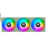 Thermaltake CT140 EX Reverse ARGB Sync PC Cooling Fan, Gehäuselüfter hellgrün, 3er Pack, 140 mm