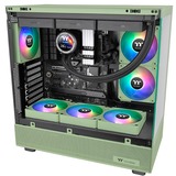 Thermaltake CT140 EX Reverse ARGB Sync PC Cooling Fan, Gehäuselüfter hellgrün, 3er Pack, 140 mm
