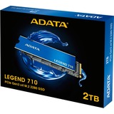 ADATA LEGEND 710 2 TB, SSD blau/gold, PCIe 3.0 x4, NVMe 1.4, M.2 2280