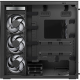 ARCTIC Xtender VG Mirrow Black Design, Tower-Gehäuse schwarz, Tempered Glass x 2 (verspiegelt)