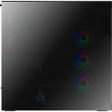 ARCTIC Xtender VG Mirrow , Tower-Gehäuse schwarz, Tempered Glass x 2 (verspiegelt)