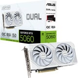 ASUS GeForce RTX 5060 DUAL OC WHITE 8GB, Grafikkarte DLSS 4, 3x DisplayPort, 1x HDMI 2.1