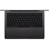 Apple MacBook Pro (14") 2024 CTO, Notebook schwarz, 32 GB, 2 TB (2 TB SSD), M4, MacOS, Englisch-International, Nanotexturglas 