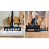 Bosch Home Unlimited 10 BCS1041WAC , Stielstaubsauger schwarz/weiß, mit Akku und Ladegerät