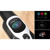 Bosch Home Unlimited 10 BCS1041WAC , Stielstaubsauger schwarz/weiß, mit Akku und Ladegerät