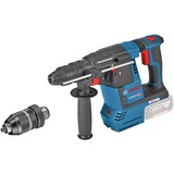Bosch Professional Akku-Bohrhammer GBH 18V-26 F Professional solo, 18Volt blau/schwarz, ohne Akku und Ladegerät, in L-BOXX