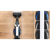 Bosch Unlimited 10 BCS1041WAC , Stielstaubsauger schwarz/weiß, mit Akku und Ladegerät