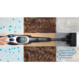 Bosch Unlimited 10 BCS1041WAC , Stielstaubsauger schwarz/weiß, mit Akku und Ladegerät