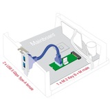 DeLOCK Konverter M.2 Key B+M Stecker > 2 x USB 5 Gbps Typ-A, Schnittstellenerweiterung 