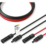 Digitus Solarkabel Verlängerung Ø 6mm² PV 1.500Volt 2x 3 Meter - 1x rot, 1x schwarz, MC4-Stecker / -Buchse
