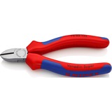 KNIPEX Seitenschneider 70 02 125, Schneid-Zange rot/blau, Länge 125mm