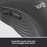 Logitech Signature M650 L Wireless, Maus graphit, Größe L, Chromebook zertifiziert