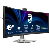 Philips 49B2U6900CH/00, LED-Monitor 124 cm (48.8 Zoll), dunkelgrau/silber, DQHD, VA, Curved, Adaptiv-Sync, 75 Hz