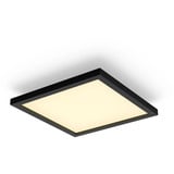Philips White Ambiance Aurelle quadratische Panelleuchte, LED-Leuchte schwarz