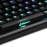 Sharkoon SKILLER SGK30, Gaming-Tastatur schwarz, DE-Layout, Huano Red