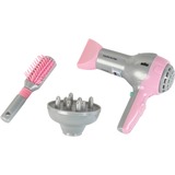 Theo Klein Braun Haartrockner & Diffusor & Bürste, Kinderhaushaltsgerät grau/pink