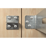 fischer Spanplattenschraube ClassicFast II 4,5x70 Senkkopf TX 200 Stück, mit Teilgewinde, verzinkt