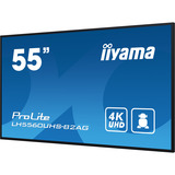 iiyama ProLite LH5560UHS-B2AG, Public Display schwarz (matt), UltraHD/4K, VA, Lautsprecher