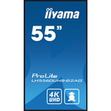 iiyama ProLite LH5560UHS-B2AG, Public Display schwarz (matt), UltraHD/4K, VA, Lautsprecher