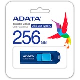 ADATA UC300 256 GB, USB-Stick dunkelblau/hellblau, USB-C 3.2 Gen 1