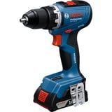 Bosch Akku-Bohrschrauber GSR 18V-65 Professional, 18Volt blau, 2x Li-Ion Akku 5,0Ah, in L-BOXX