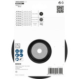 Bosch PRO Backing Pad, Stützteller für Fiberschleifscheiben 125mm, M14, Schleifteller weich, für Winkelschleifer mit Spannmutter