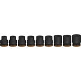 Bosch Professional PRO Impact Steckschlüsseleinsatz-Set 3/4", 9-teilig schwarz, Standard