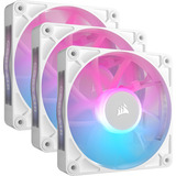 Corsair iCUE LINK RX120 RGB Triple Generalüberholt, Gehäuselüfter weiß, 3er Pack, inkl. Hub, 120 mm