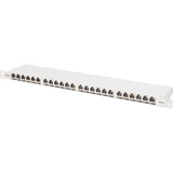Digitus CAT 6A, Klasse EA High Density Patchpanel, 24 Port grau, 0,5 HE, geschirmt