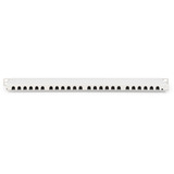 Digitus CAT 6A, Klasse EA High Density Patchpanel, 24 Port grau, 0,5 HE, geschirmt