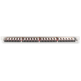 Digitus CAT 6A, Klasse EA High Density Patchpanel, 24 Port grau, 0,5 HE, geschirmt