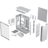 Fractal Design Define One Light TG Clear Tint, Tower-Gehäuse weiß