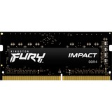 Kingston FURY SO-DIMM 8 GB DDR4-3200  , Arbeitsspeicher schwarz, KF432S20IB/8, Impact, INTEL XMP