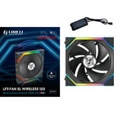 Lian Li UNI FAN SL120 Wireless Reverse, Gehäuselüfter schwarz, 124.5 mm