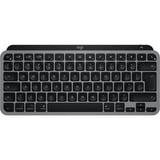 Logitech MX Keys Mini für Mac, Tastatur grau/schwarz, DE-Layout, Metallgehäuse, kompatibel mit Apple macOS, iPad OS