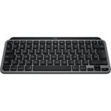 Logitech MX Keys Mini für Mac, Tastatur grau/schwarz, DE-Layout, Metallgehäuse, kompatibel mit Apple macOS, iPad OS