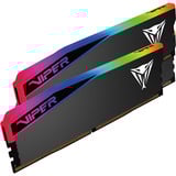 Patriot DIMM 16 GB DDR5-6000 (2x 8 GB) Dual-Kit, Arbeitsspeicher schwarz, VEUR516G6036K, VIPER Elite 5 Ultra RGB, INTEL XMP, AMD EXPO