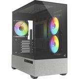 Sharkoon MK7 ARGB , Tower-Gehäuse schwarz, Tempered Glass x 2