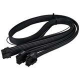 SilverStone 12VHPWR PCIe Adapter Kabel SST-PP14-EPS schwarz, 0,55 Meter