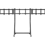 Thermaltake Triple Monitor Stand Black, für Racing Simulator Cockpit GR500, Monitorhalterung schwarz, für Monitore 32" - 55"